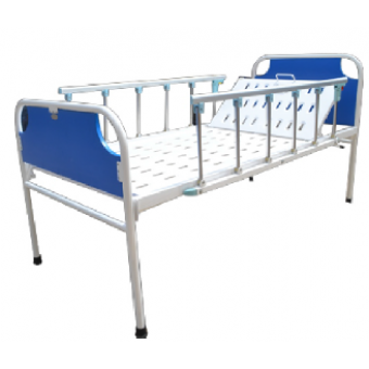 Hospital Bed with backrest / collapsible side railings and head and leg boards MF-01HC